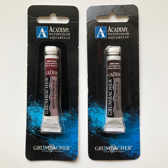 GRUMBACHER ACADEMY Watercolor Set of 15 .25 oz/ 7.5 ml Tubes NEW! - Picture 8 of 15